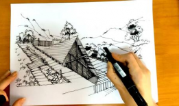 漫画钢笔画,线条与色彩的奇妙交响